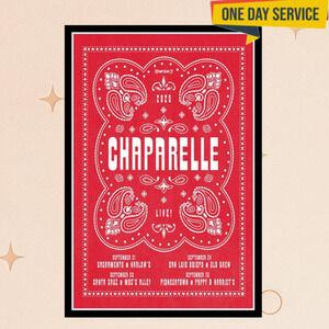 Chaparelle September 2025 Tour Poster